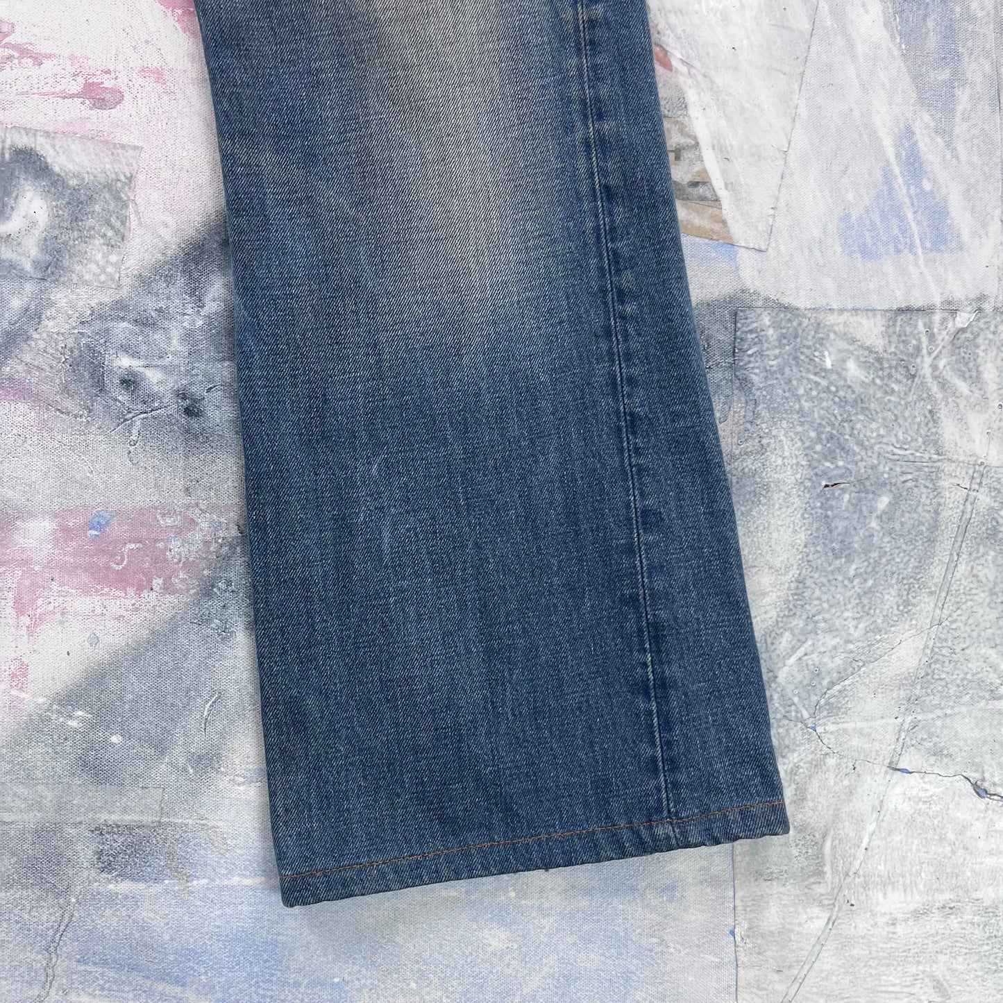 Diesel Bootcut Button Fly Selvedge Denim Jean W34