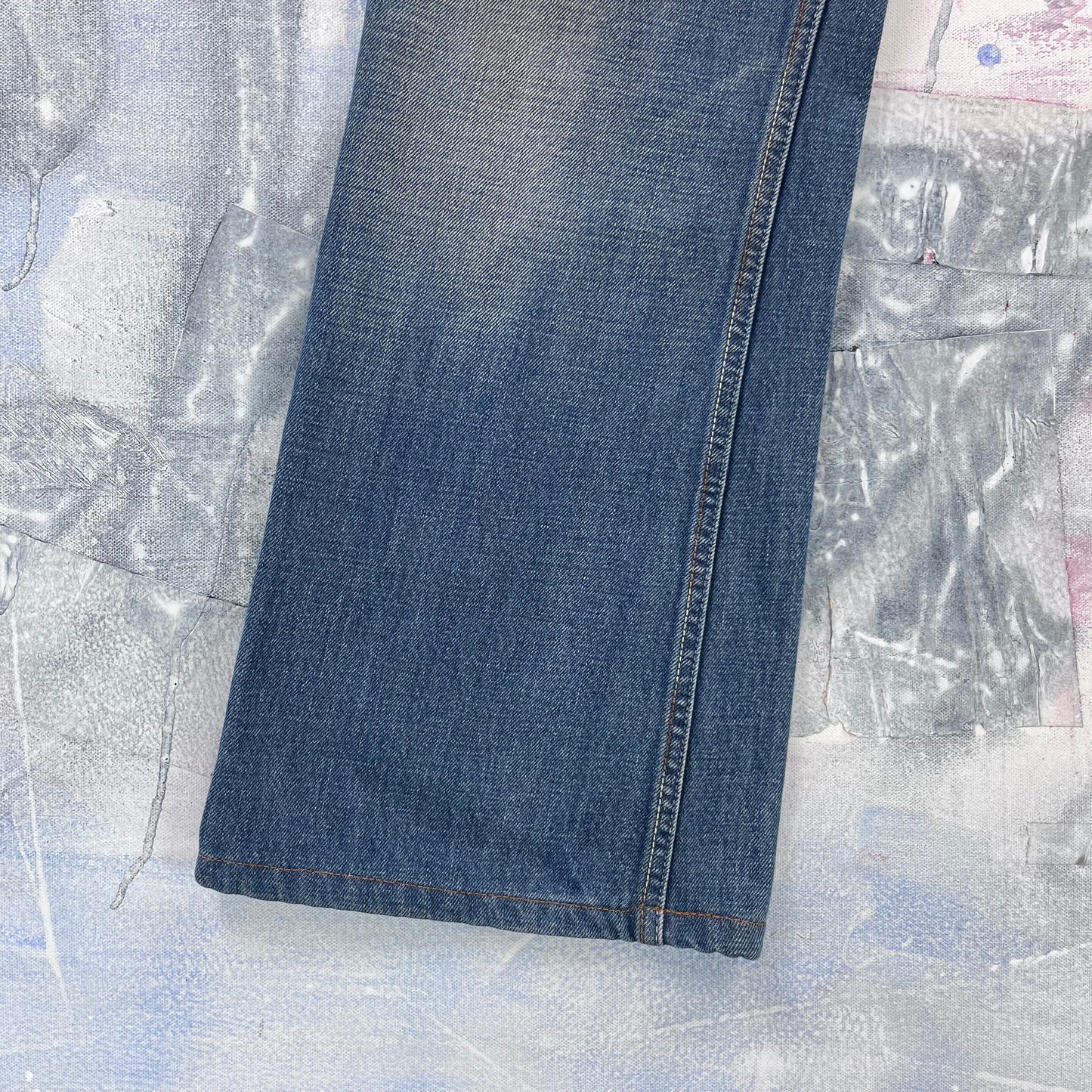 Diesel Bootcut Button Fly Selvedge Denim Jean W34