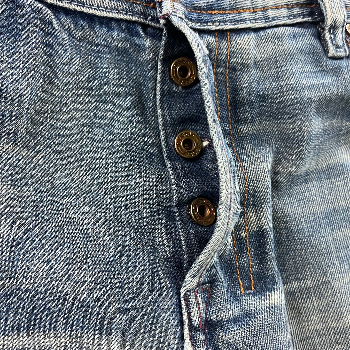 Diesel Bootcut Button Fly Selvedge Denim Jean W34