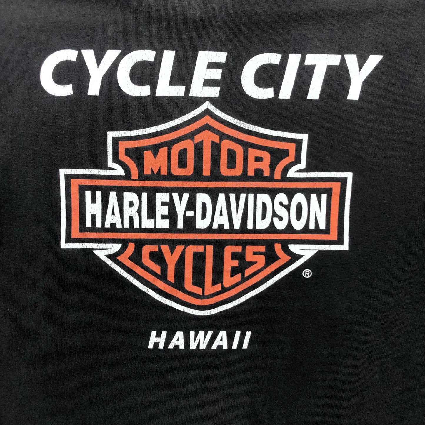 Vintage Harley Davidson Motorcycles Ride the One You Love Hawaii T Shirt L