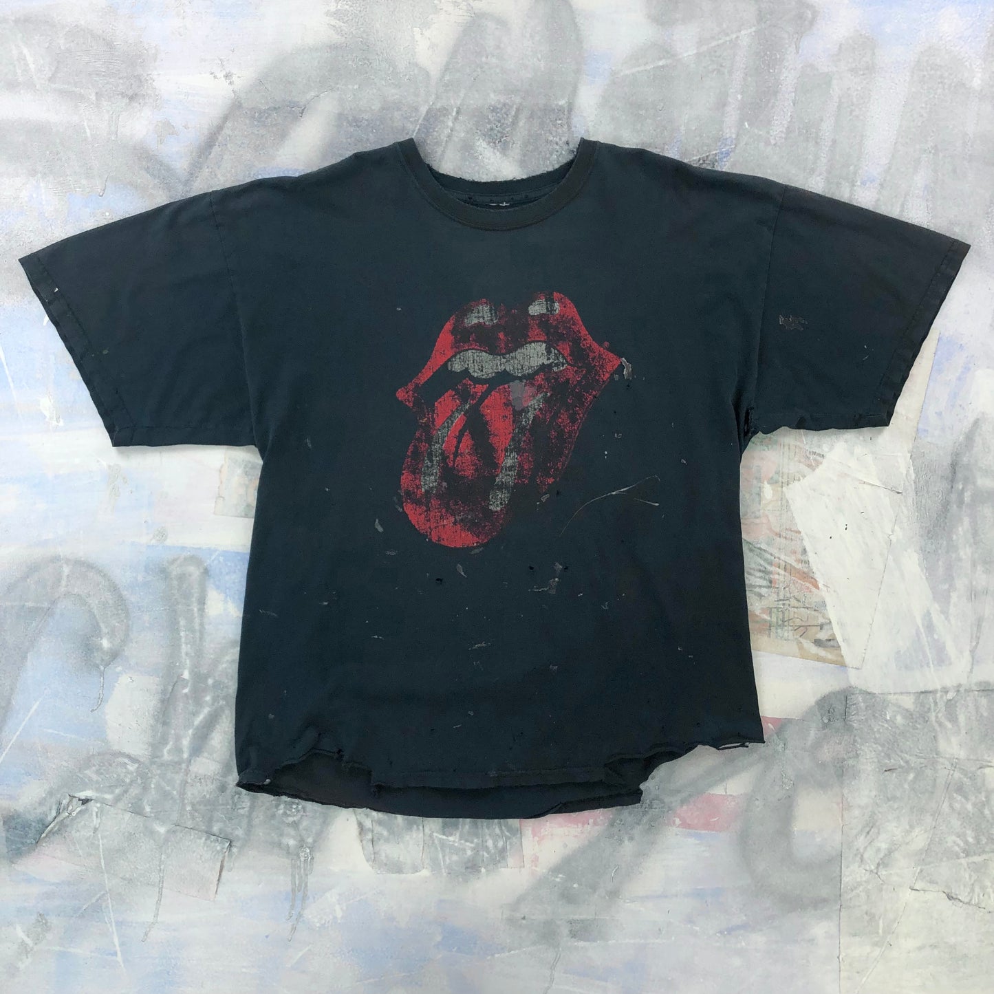 Vintage The Rolling Stones Distressed T Shirt XL