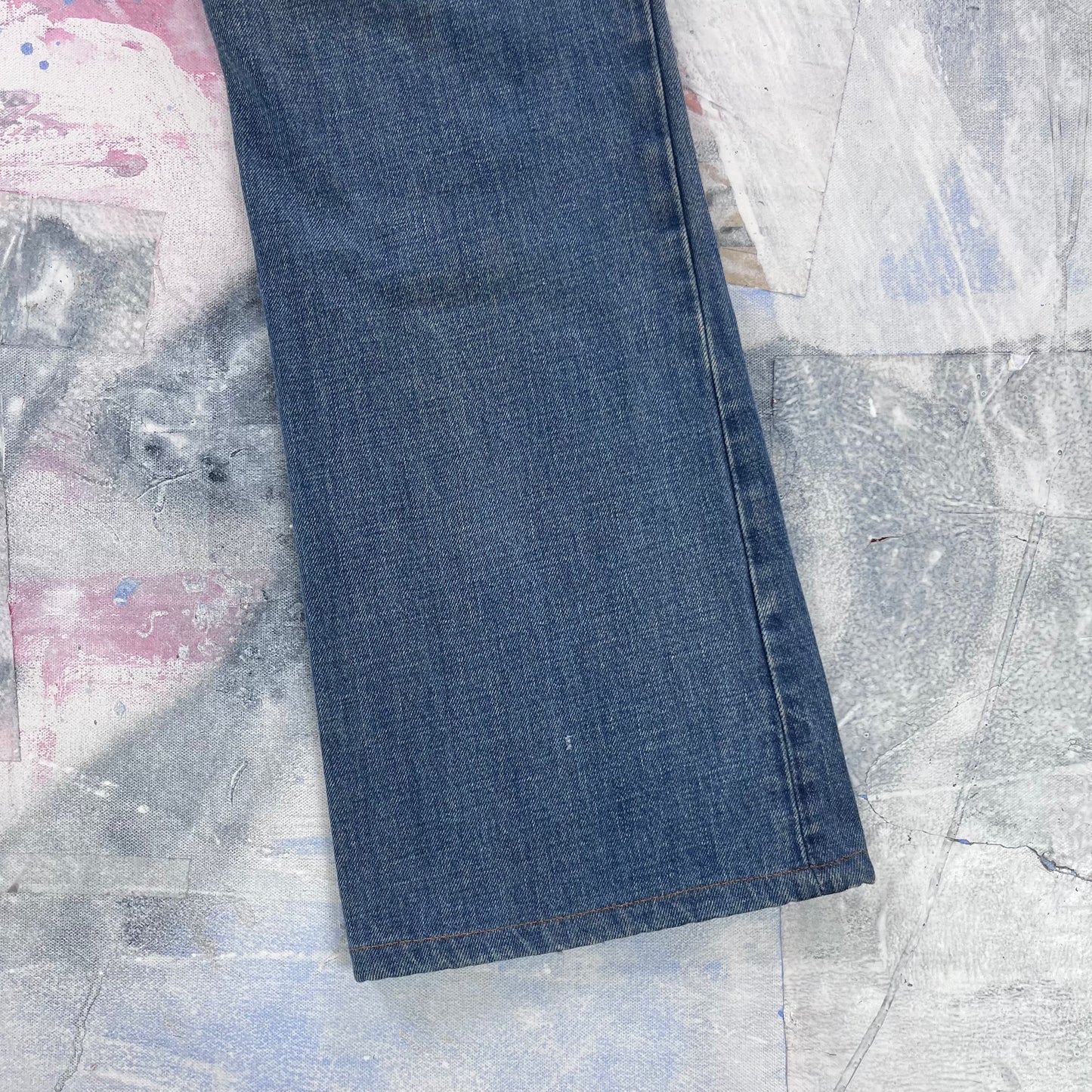 Diesel Bootcut Button Fly Selvedge Denim Jean W34
