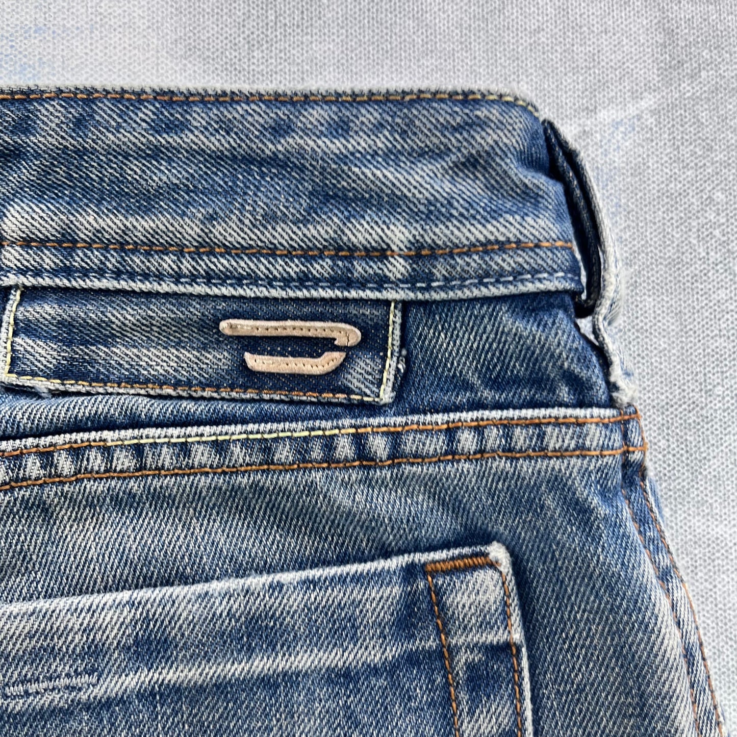 Diesel Bootcut Button Fly Selvedge Denim Jean W34