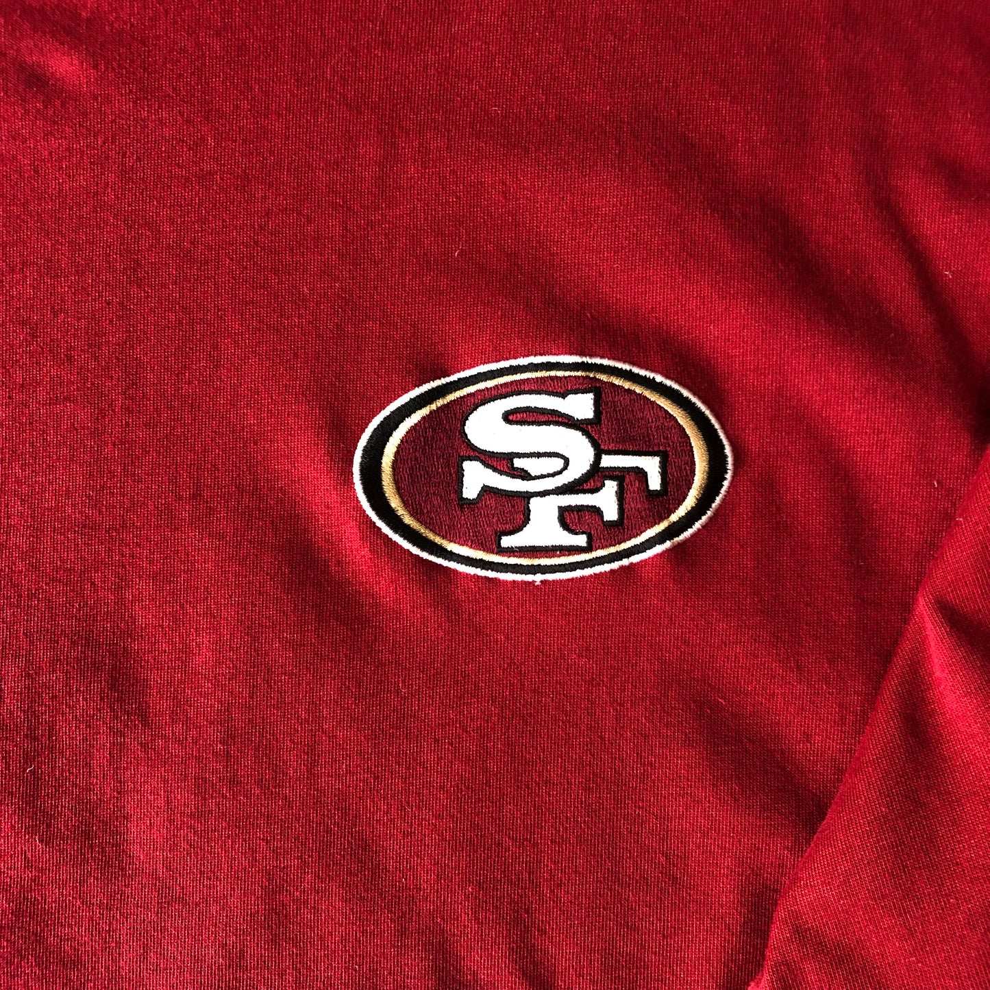 Starter San Francisco 49ers Mock Neck Long Sleeve Shirt L
