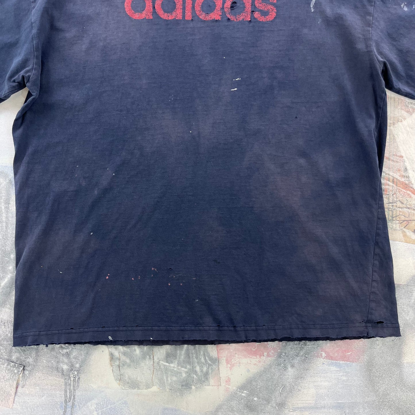 Vintage 90s Adidas Ringer T Shirt XL