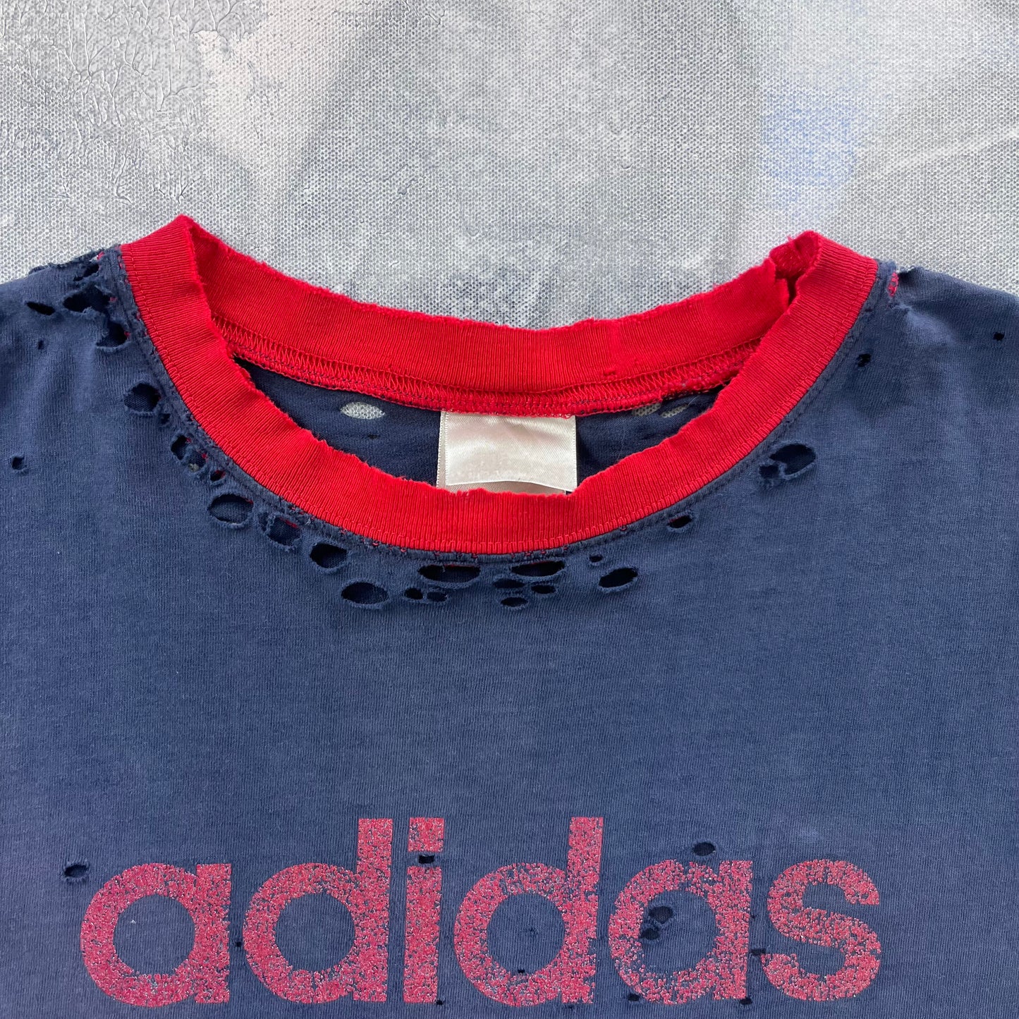 Vintage 90s Adidas Ringer T Shirt XL