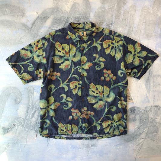 Vintage USA Kahal Hawaiian Islands Hawaiian Shirt XL