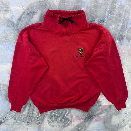 Vintage Porsche Sport Zip Sweatshirt M