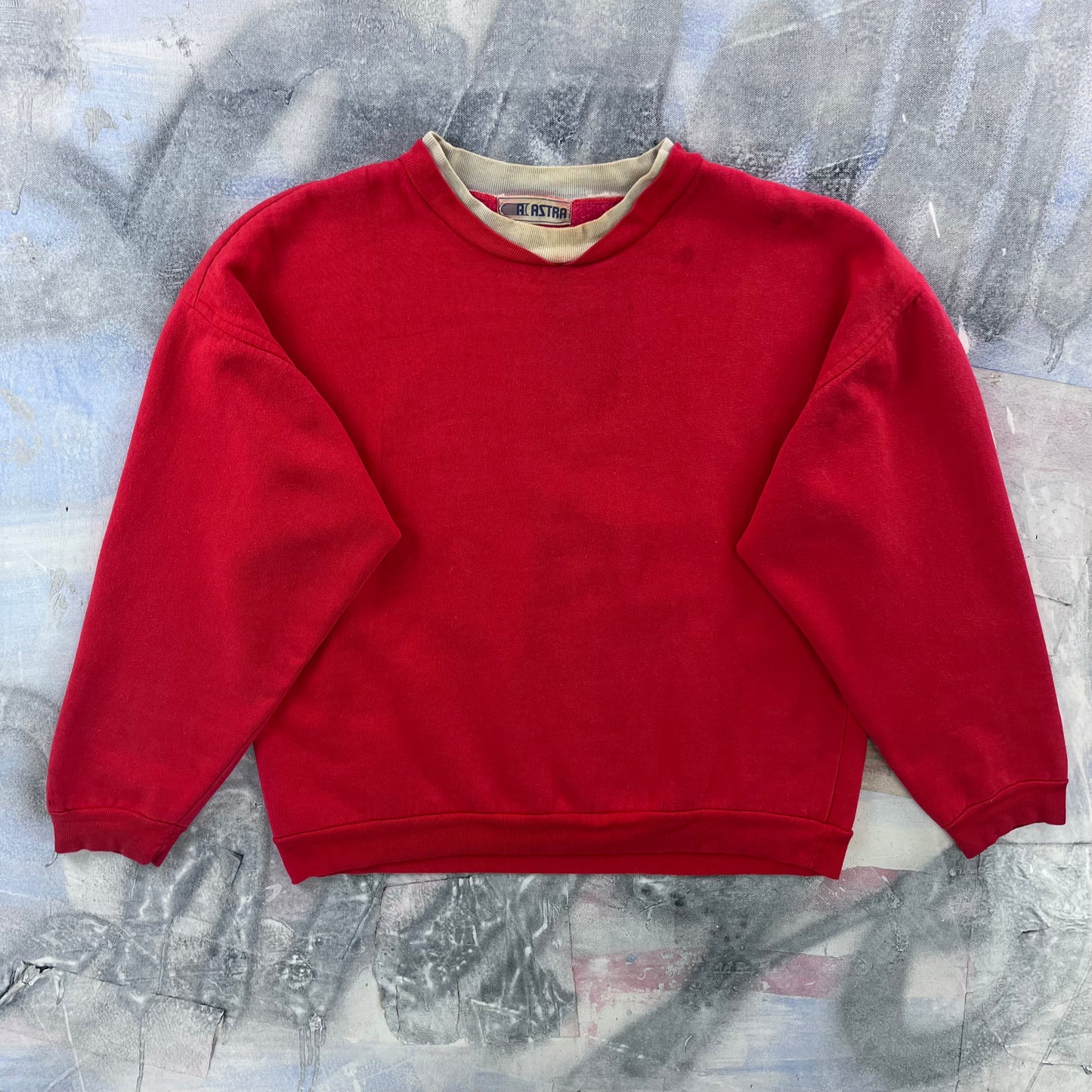 Vintage Two Tone Crewneck Sweatshirt L