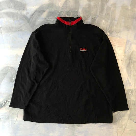 Fubu Sport Quarter Zip Fleece Sweatshirt XXL