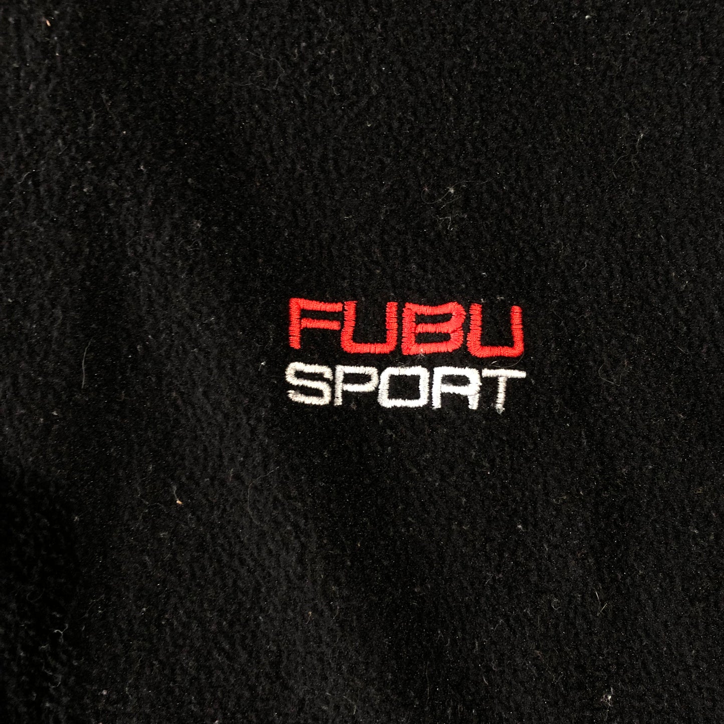 Fubu Sport Quarter Zip Fleece Sweatshirt XXL
