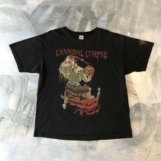 Vintage Cannibal Corpse Rabid Death Metal 1988 to 2013 T Shirt XL