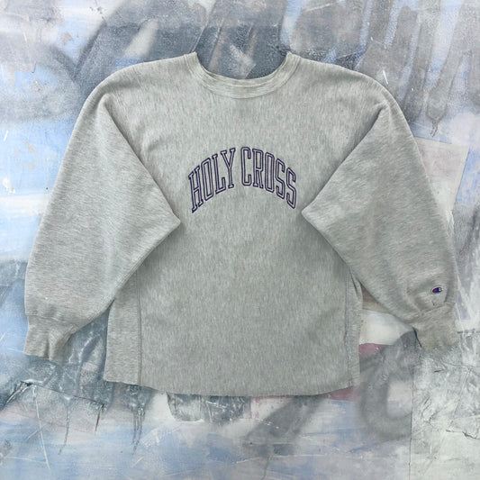 Vintage 90s USA Champion Holy Cross Crewneck Sweatshirt XXL