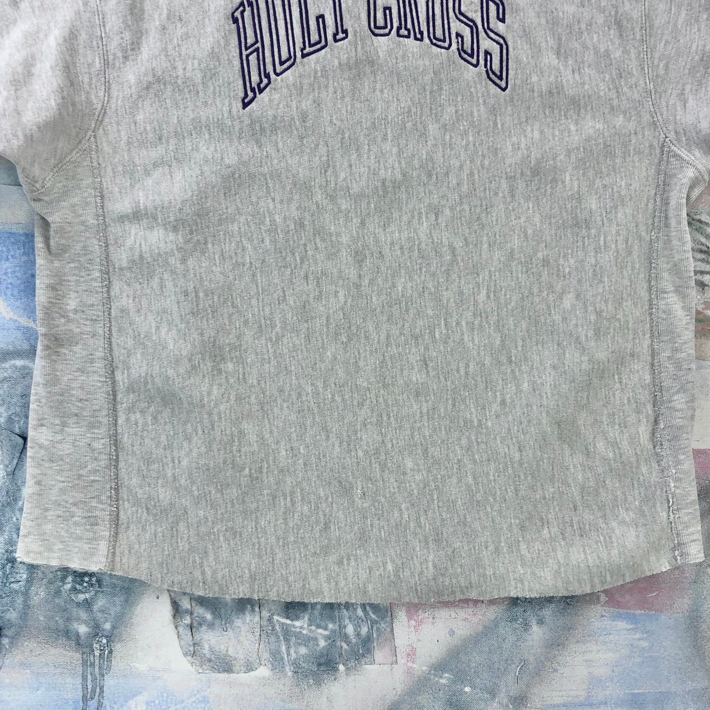 Vintage 90s USA Champion Holy Cross Crewneck Sweatshirt XXL