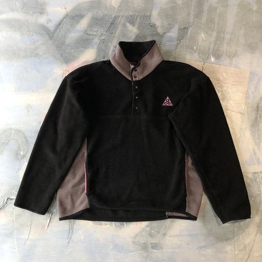 Nike ACG Trango Tower Quarter Button Fleece Sweatshirt M