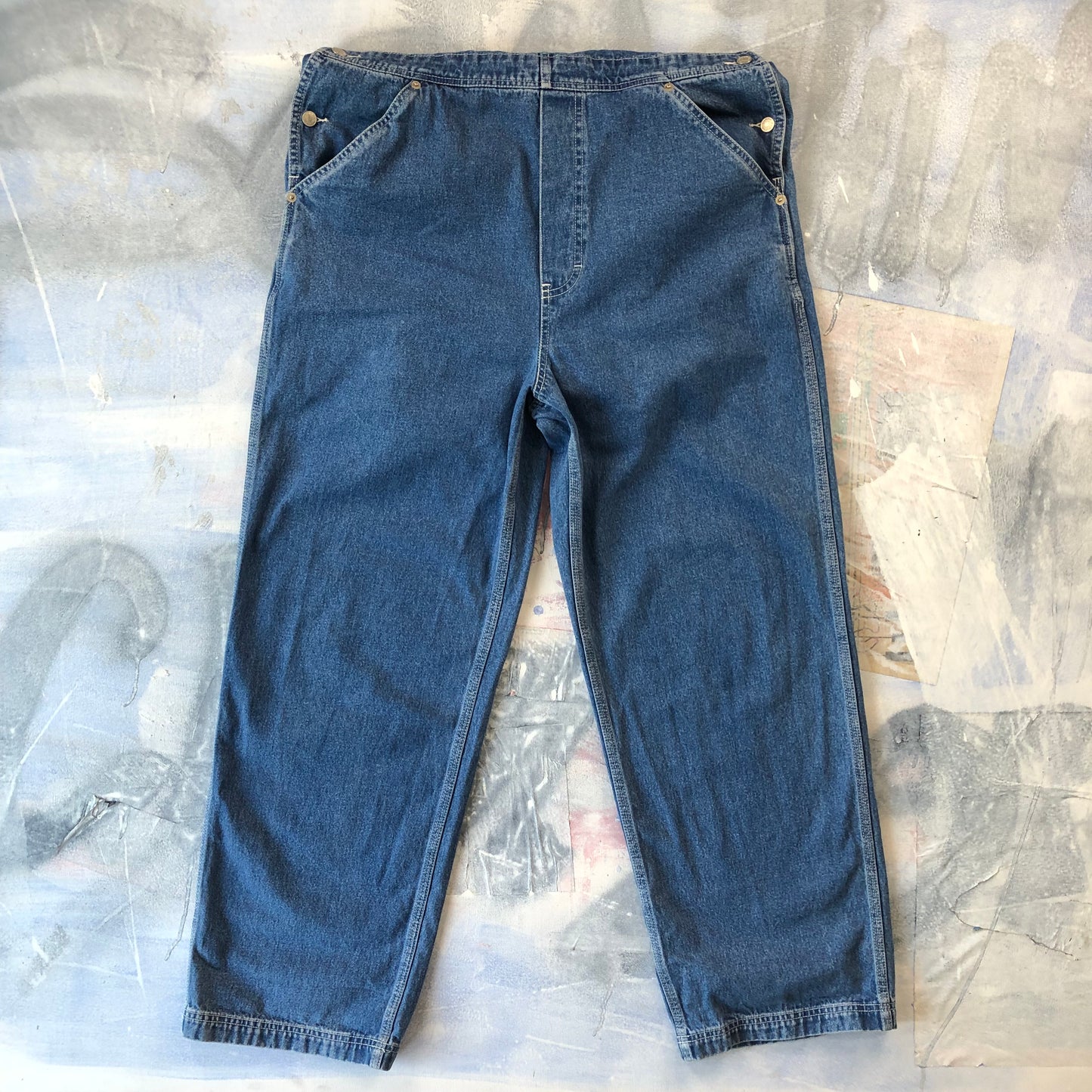 Vintage Tommy Hilfiger Denim Overalls L