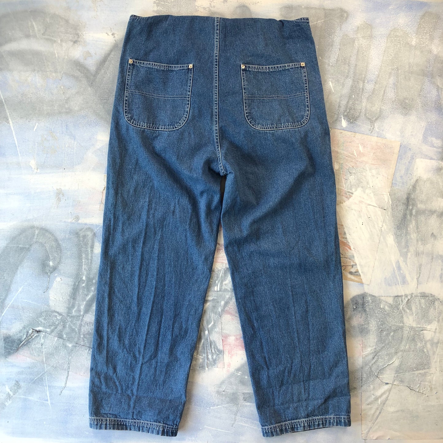 Vintage Tommy Hilfiger Denim Overalls L
