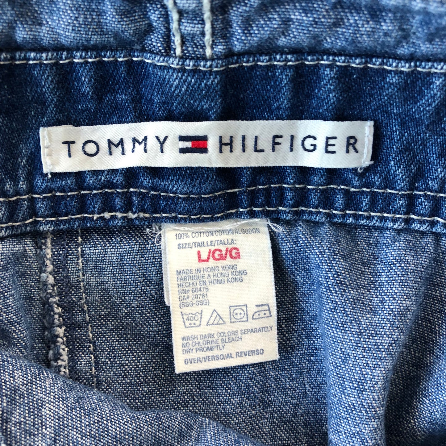 Vintage Tommy Hilfiger Denim Overalls L
