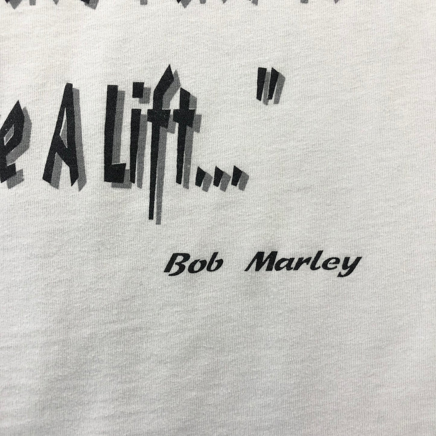 Vintage 90s Bob Marley Easy Skanking Single Stitch T Shirt XL