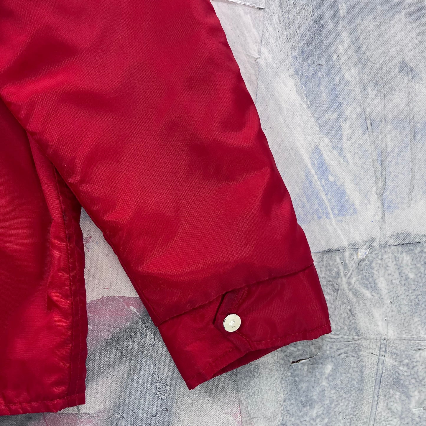 Vintage Quilted Lined Sport Button Jacket L