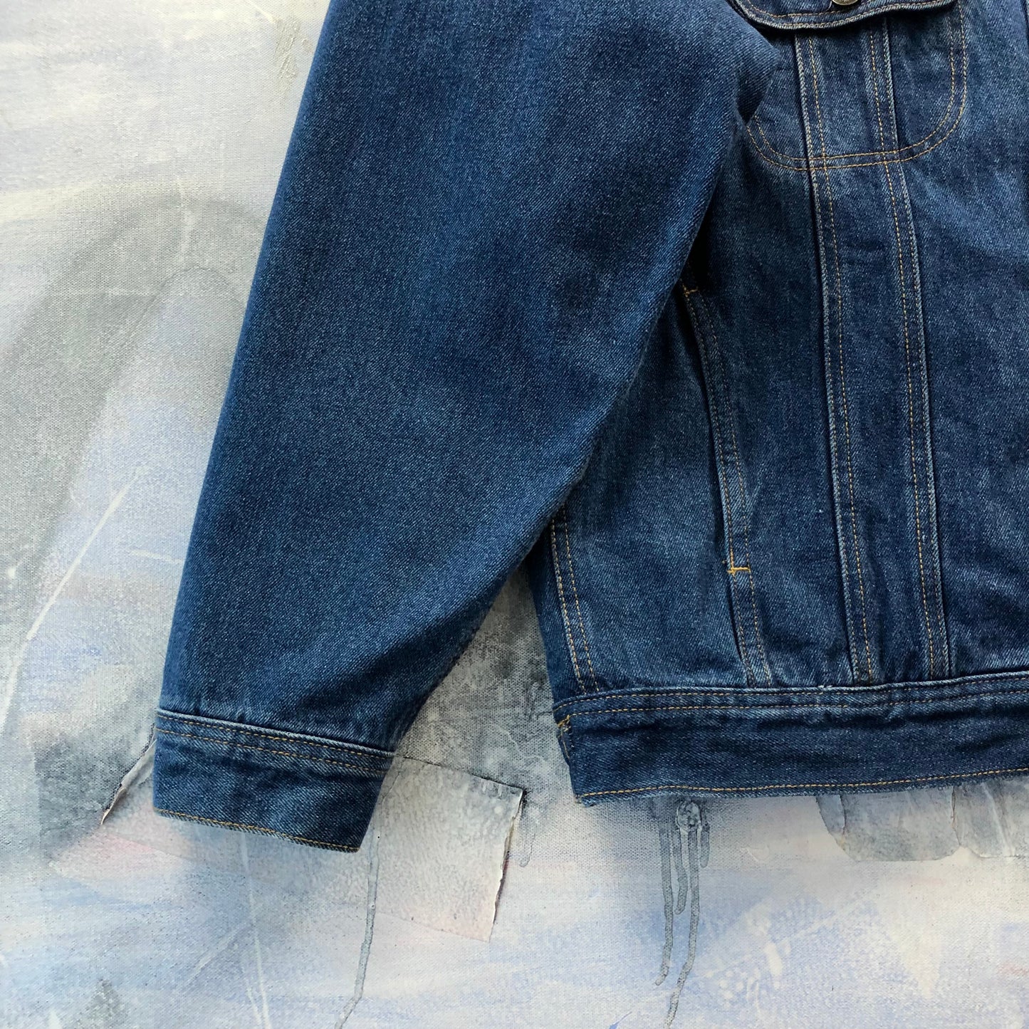 MWG Storm Rider Blanket Lined Corduroy Collar Denim Button Jacket XL