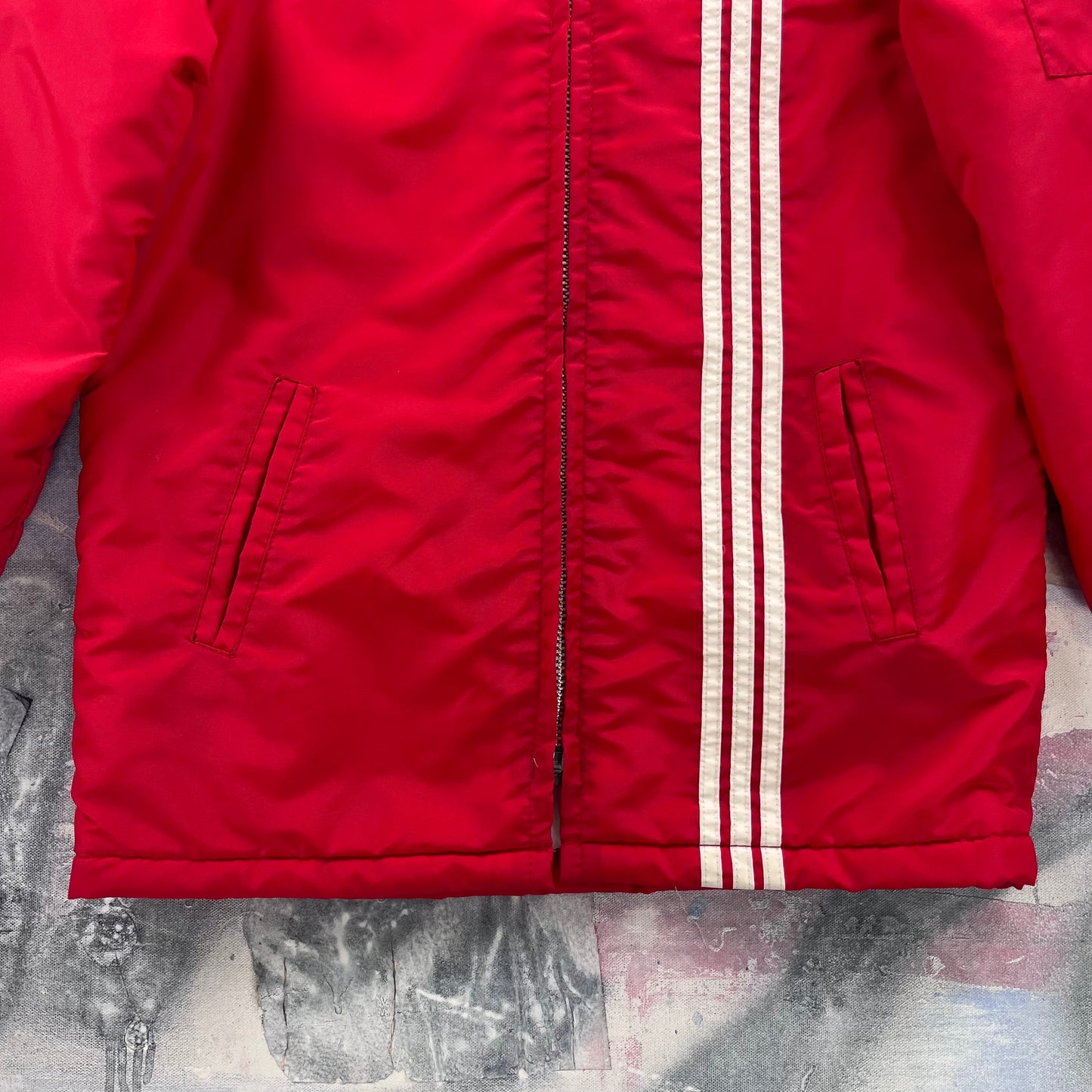 Vintage 80s Quilted Lined Sport Zip Jacket S