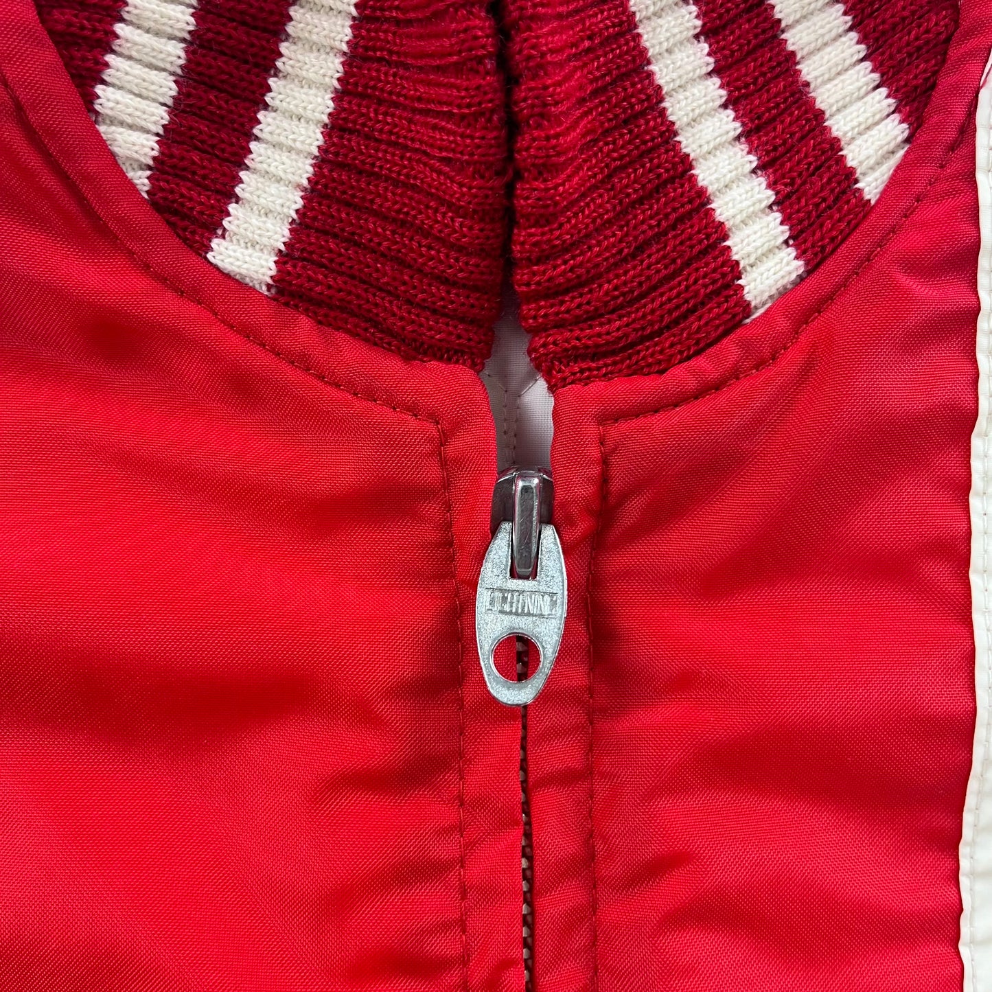 Vintage 80s Quilted Lined Sport Zip Jacket S