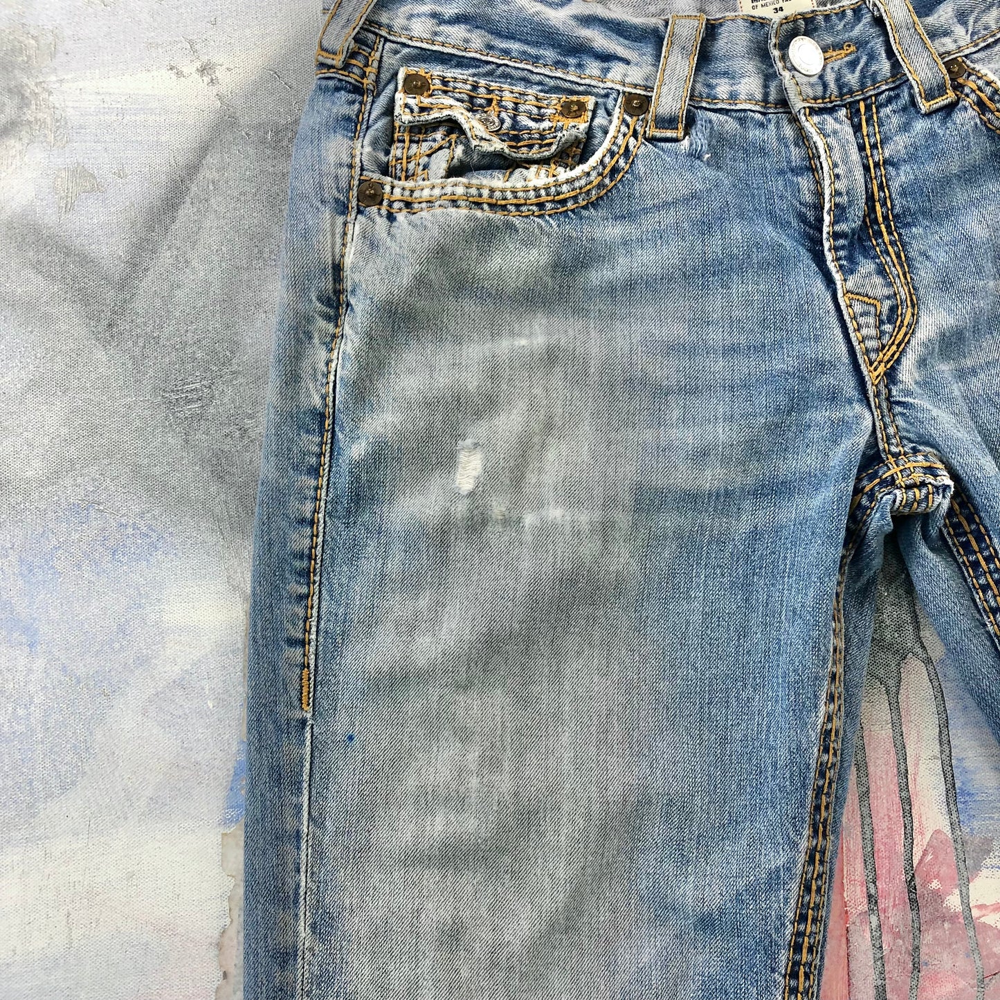 Vintage Y2K USA True Religion Boot Cut Jean W34