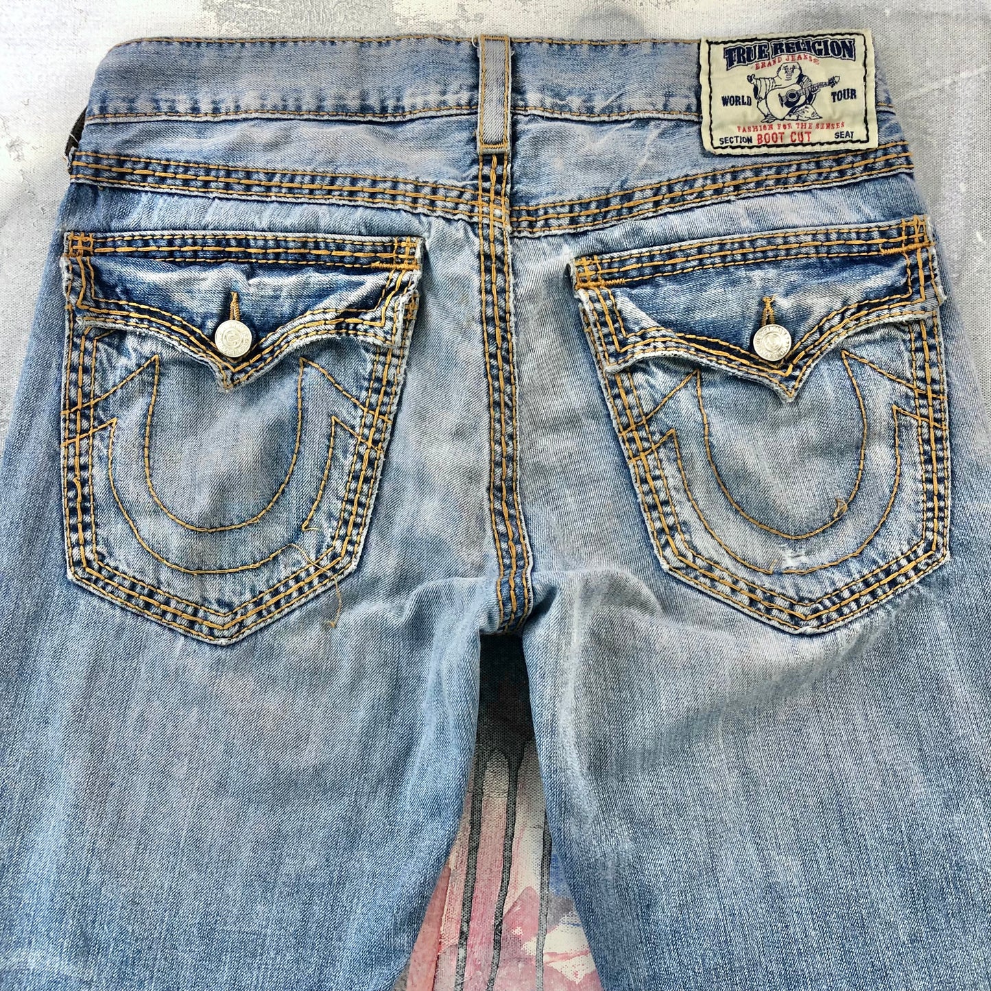 Vintage Y2K USA True Religion Boot Cut Jean W34