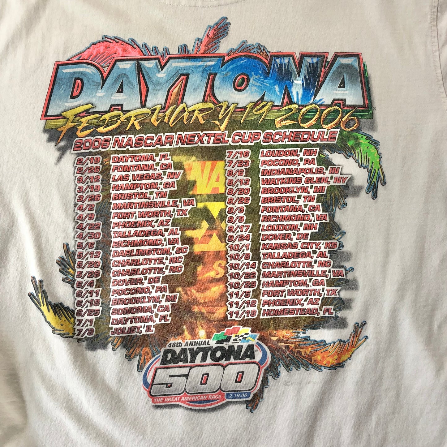 Vintage 2006 Daytona 500 The Great American Race T Shirt L