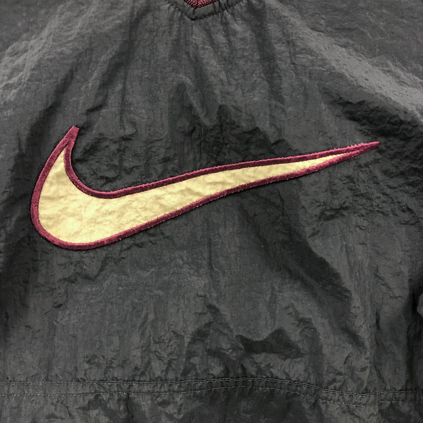 Vintage 90s Nike Embroided Pullover Windbreaker Jacket L