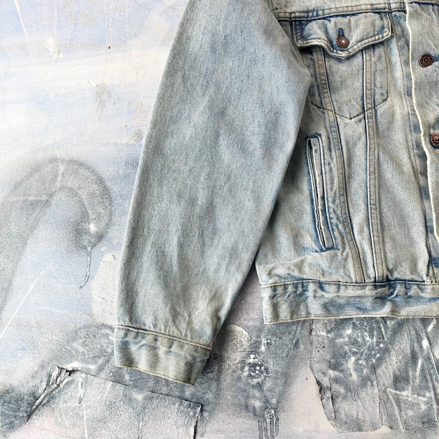 Vintage Levis Denim Button Jacket L