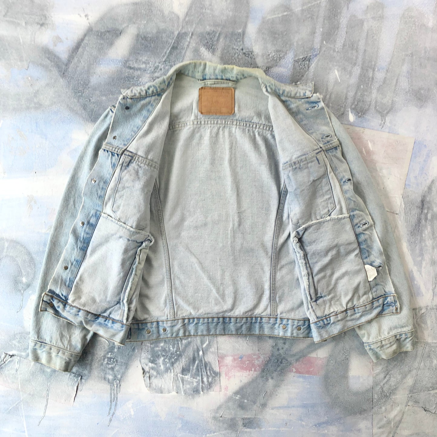 Vintage Levis Denim Button Jacket L