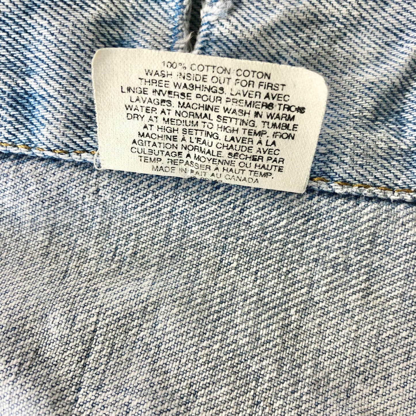 Vintage Levis Denim Button Jacket L