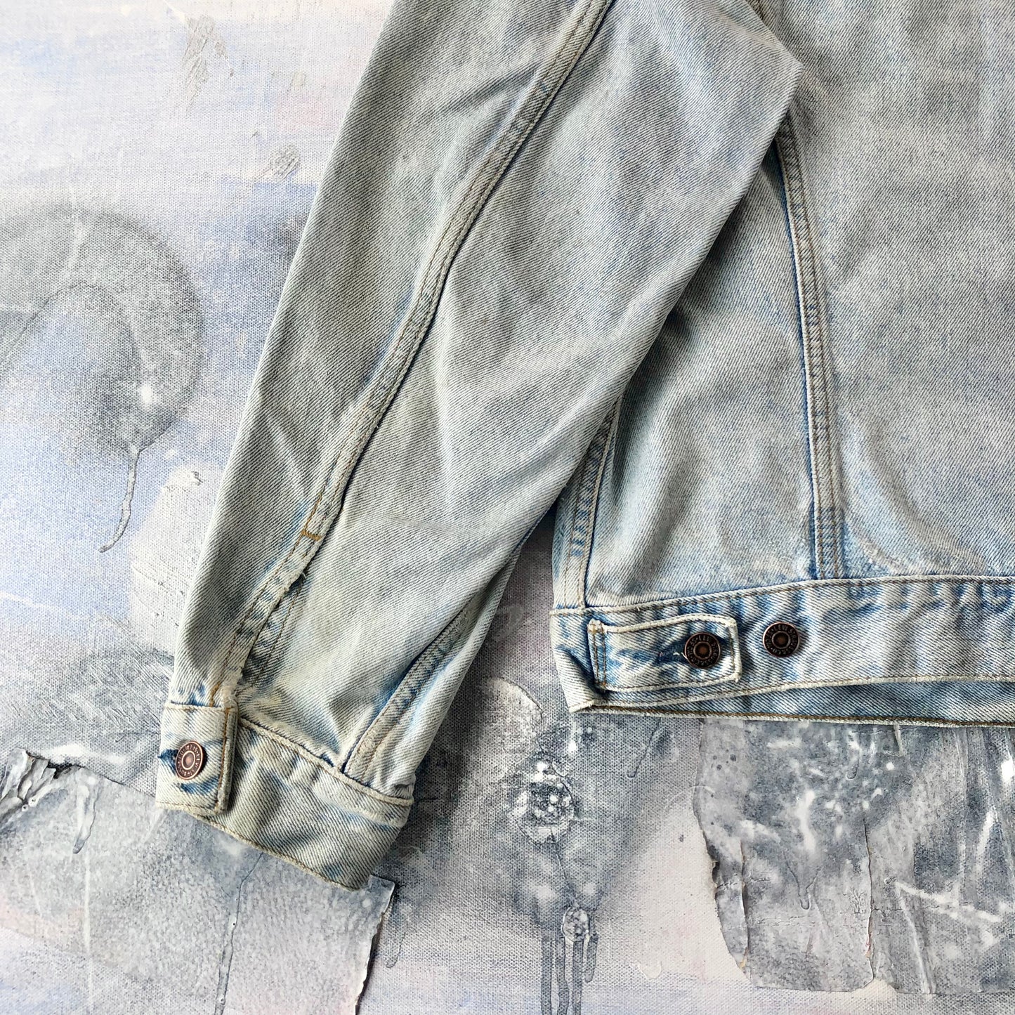 Vintage Levis Denim Button Jacket L