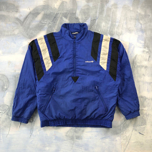 Adidas Retro Quarter Zip Padded Pullover Jacket XL