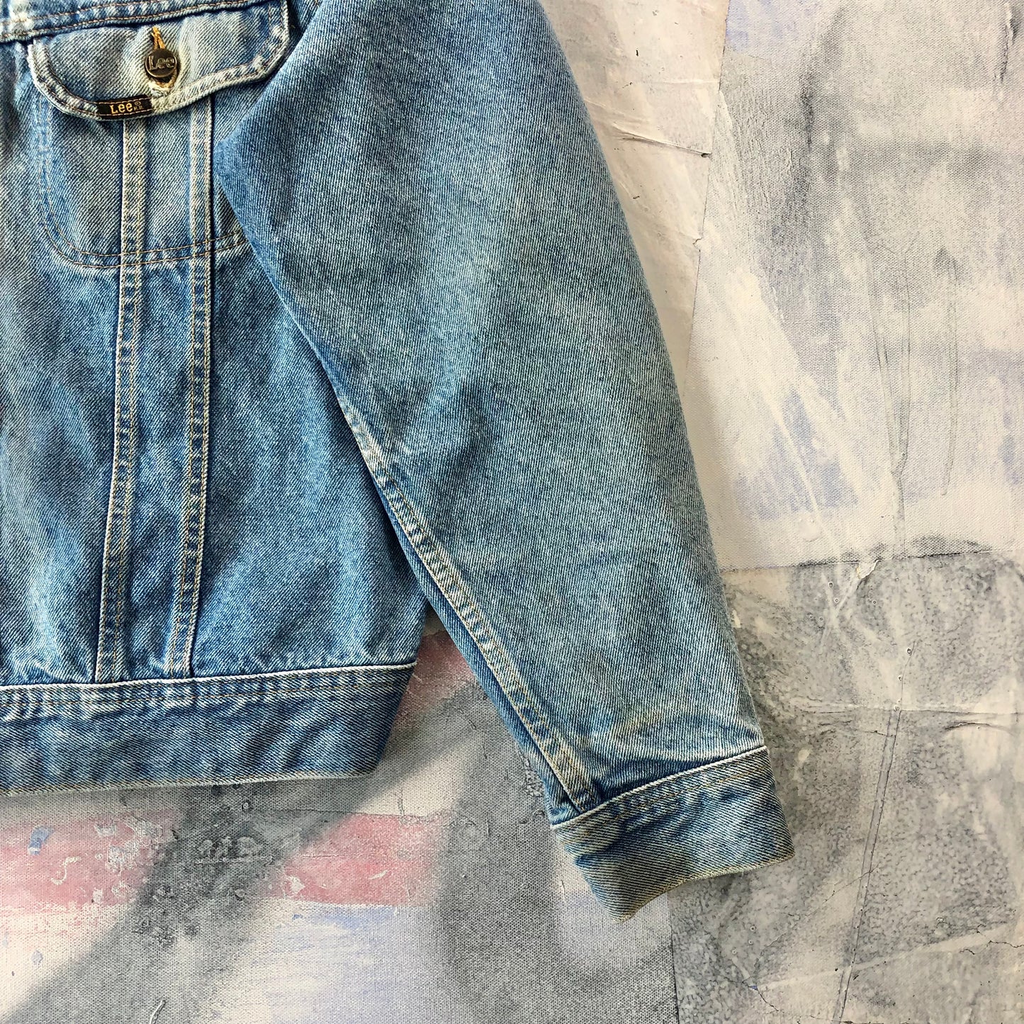 Vintage 80s Lee Denim Button Jacket L