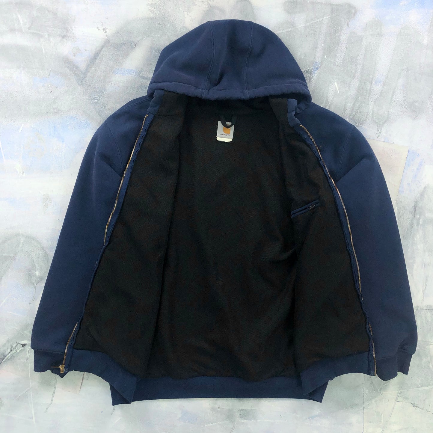 Carhartt Thermal Lined Heavyweight Zip Hoodie Sweatshirt XL