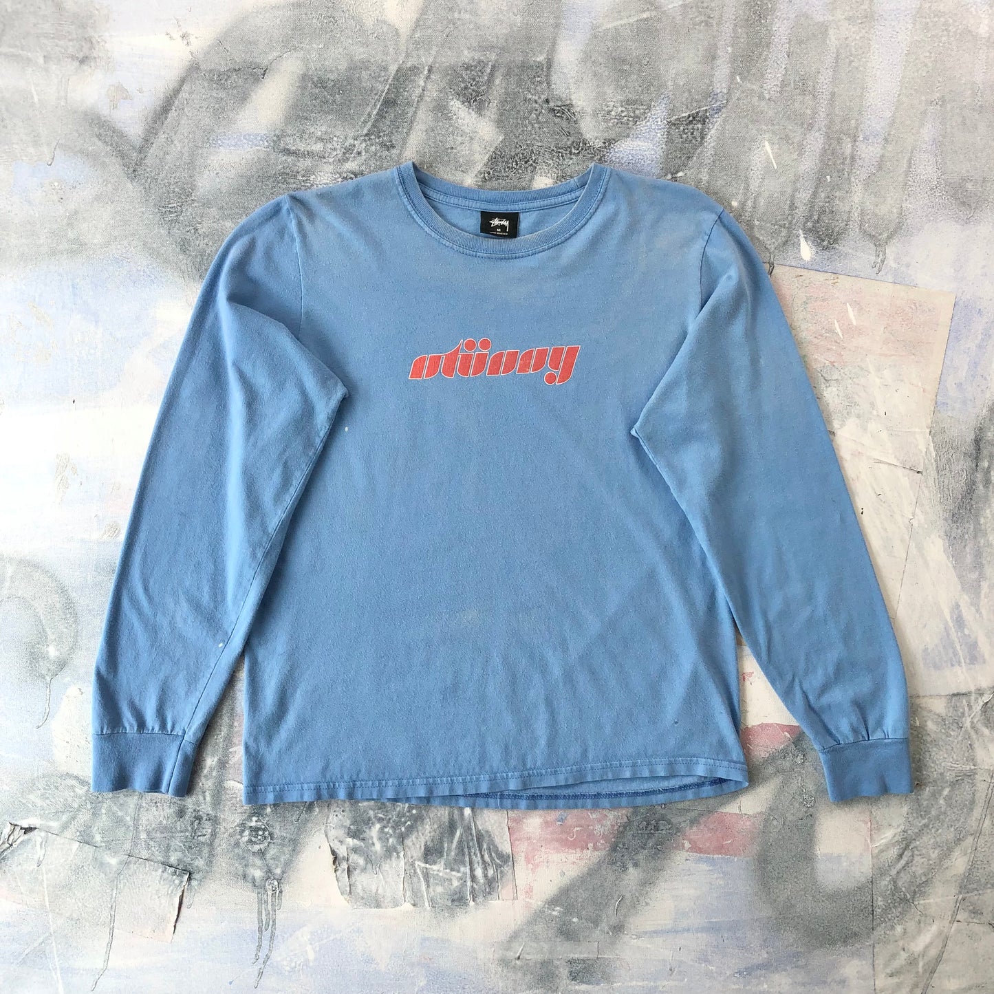Vintage Stussy Long Sleeve Shirt M