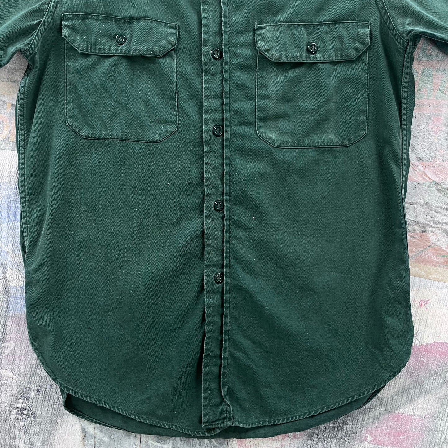 Vintage 50s Pennys Big Mac Button Long Sleeve Shirt M