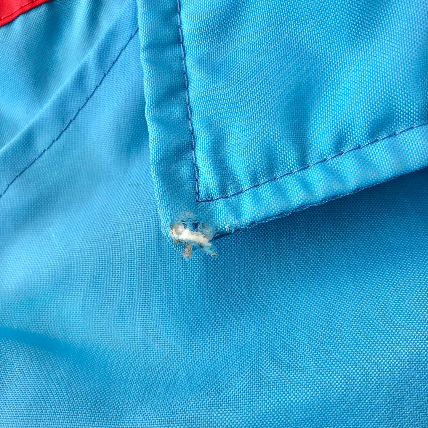 Vintage 70s O.C Fastball Association Playoff Champions Blanket Lined Coach Button Jacket XL