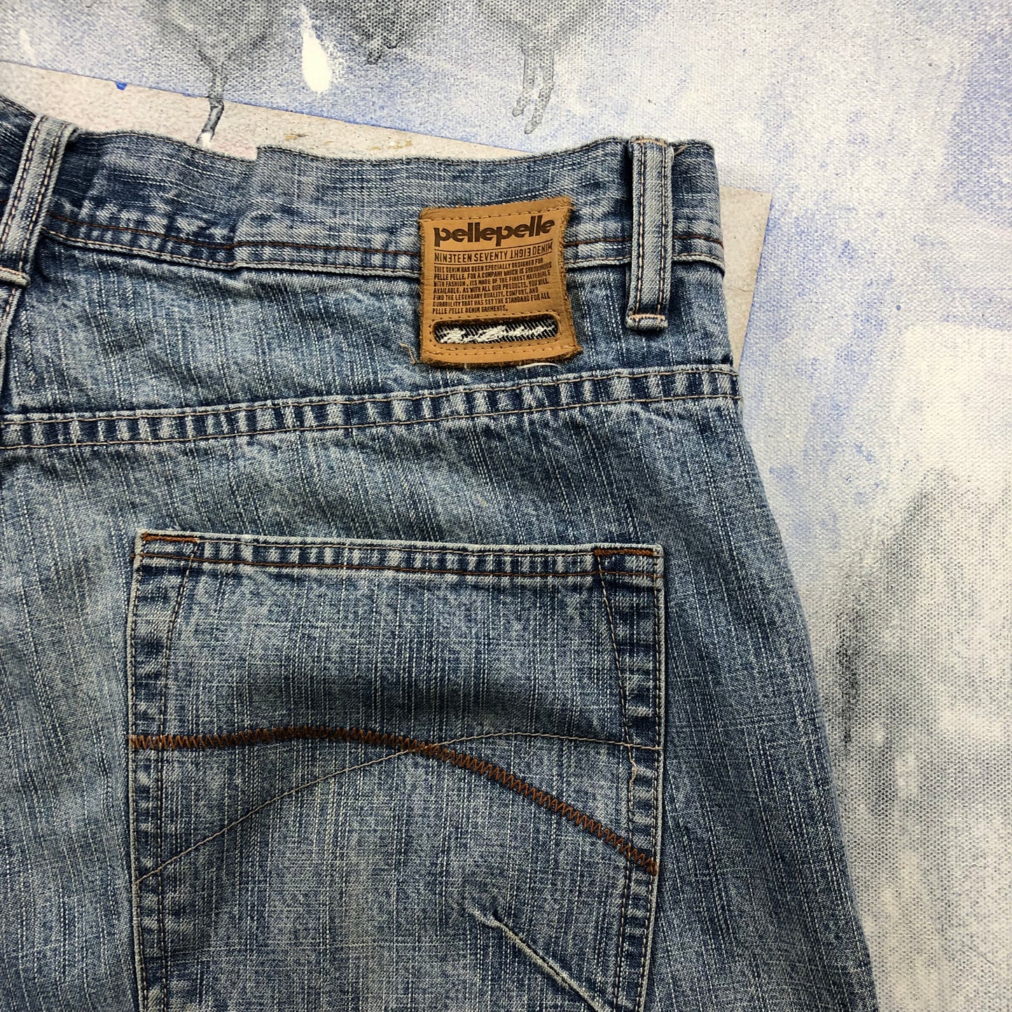 Pelle Pelle Retro Baggy Fit Jean W36