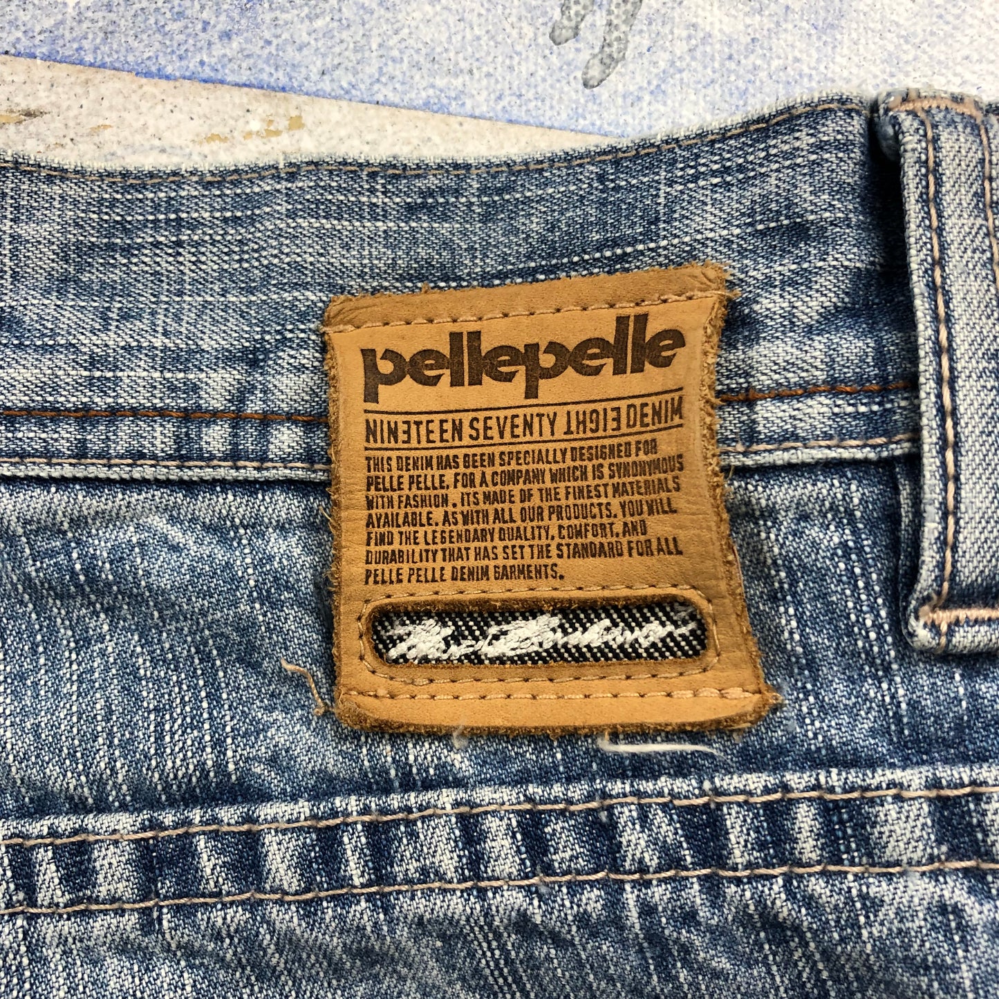 Pelle Pelle Retro Baggy Fit Jean W36