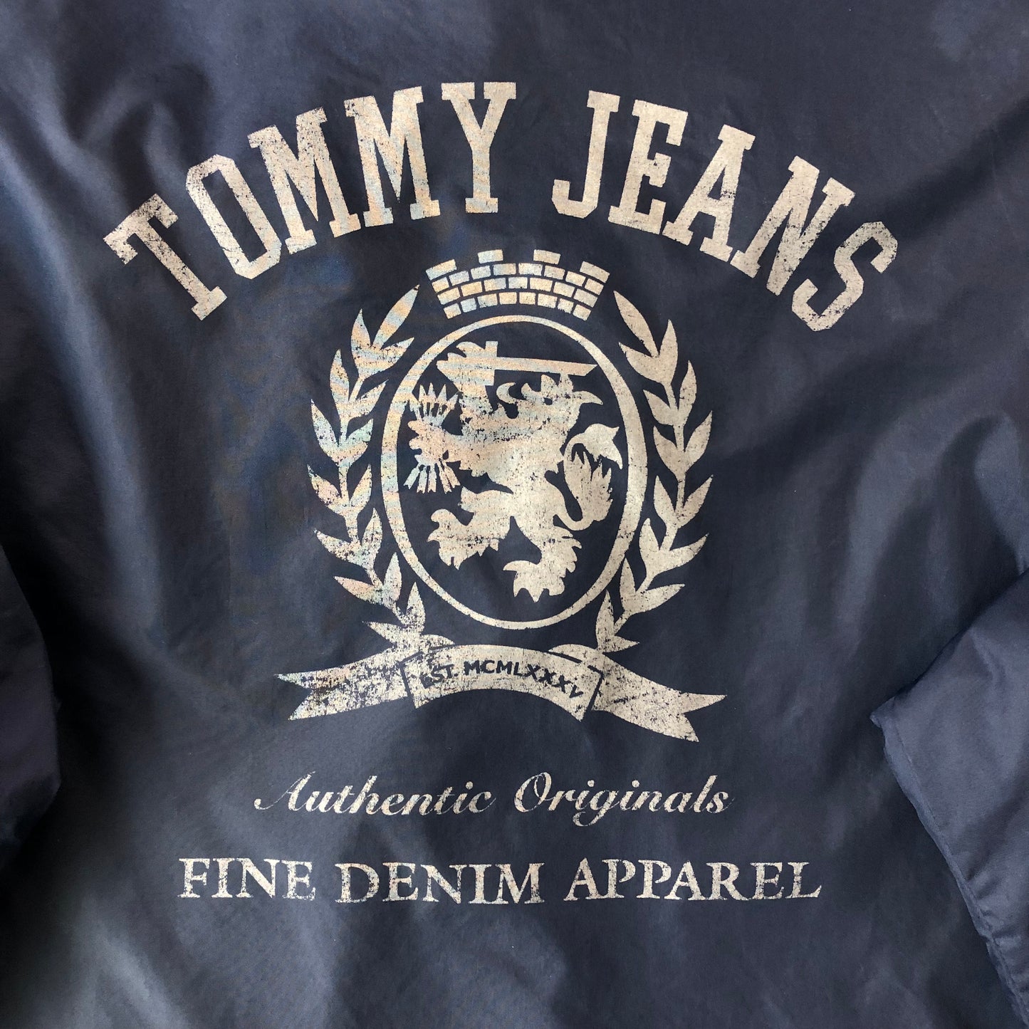 Vintage Tommy Jeans Blanket Lined Button Jacket L