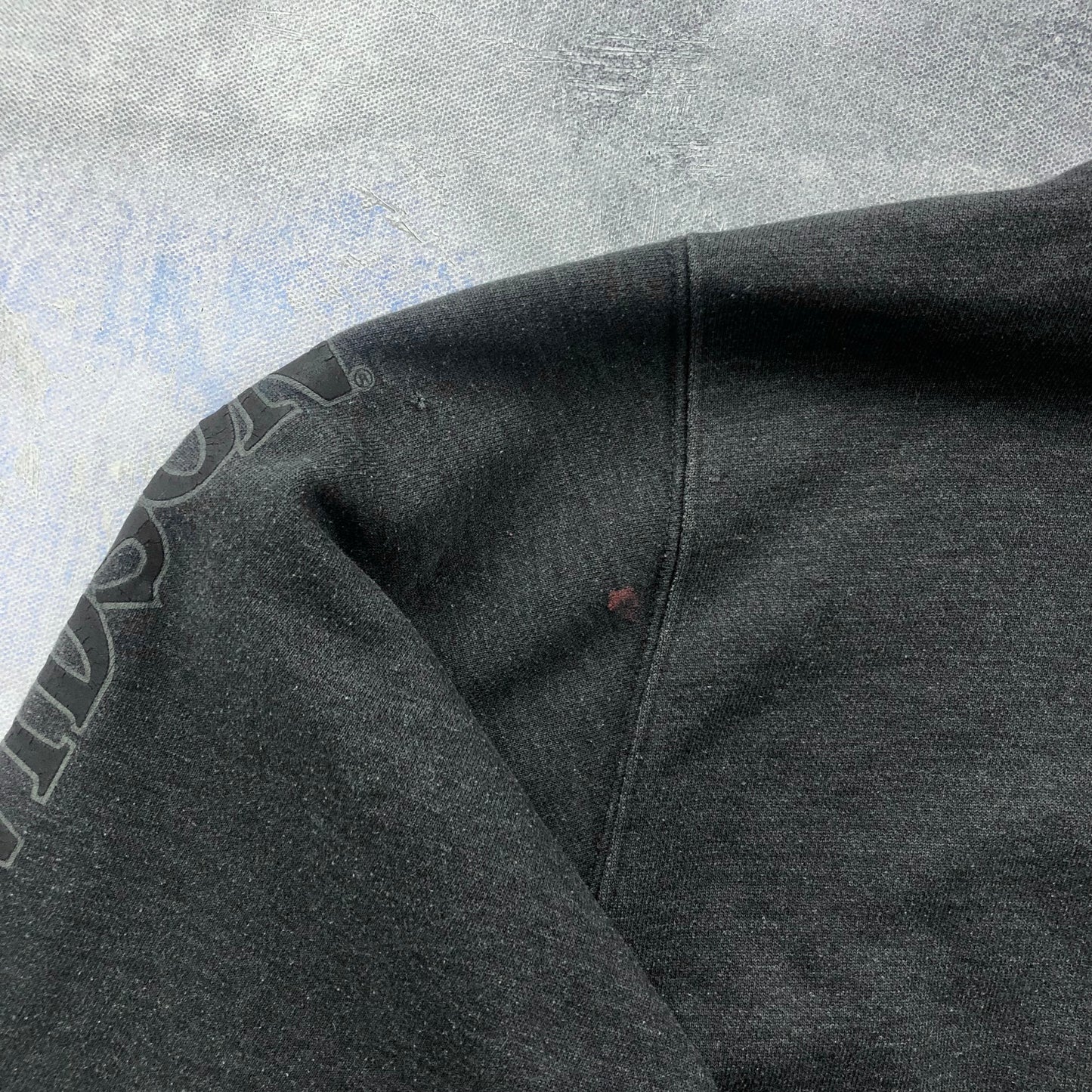 Harley Davidson Motorcycles Embroided Willie G Skull Zip Hoodie Sweatshirt XXL
