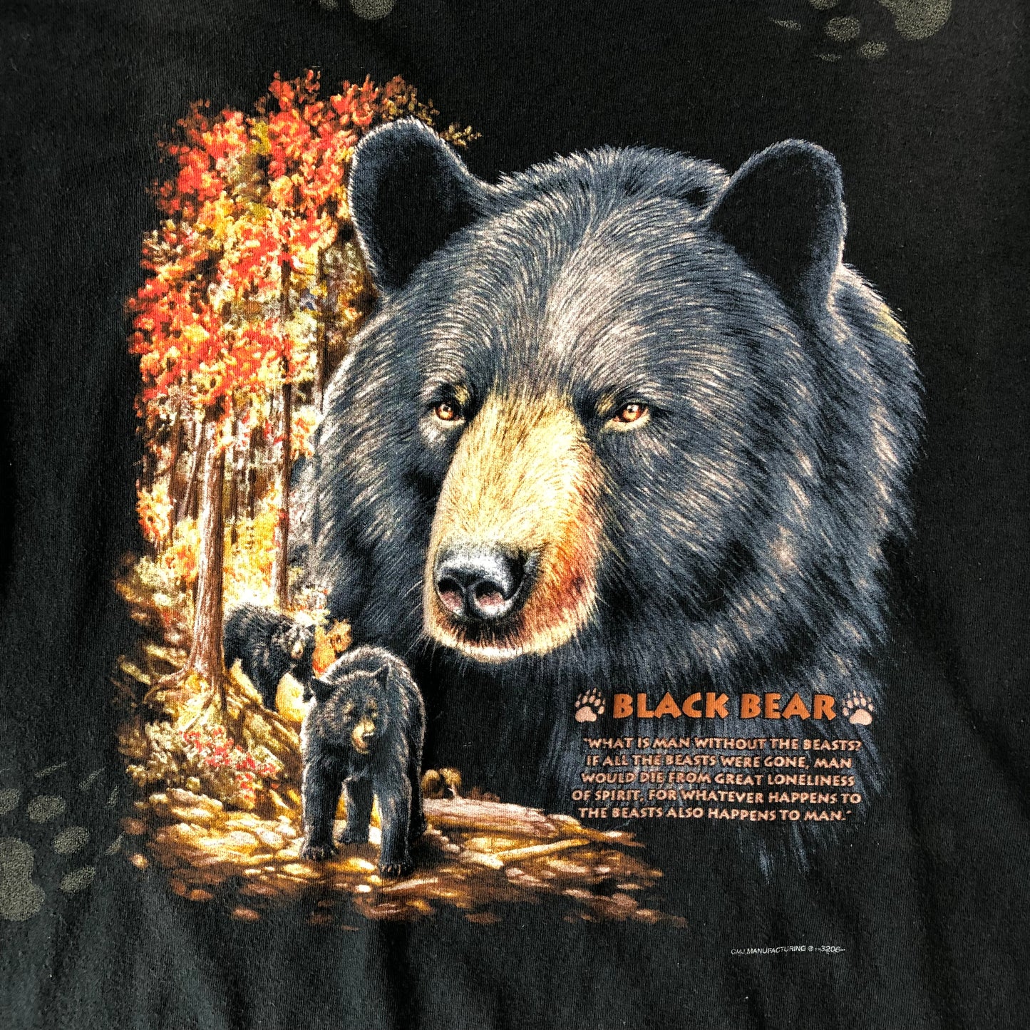 Vintage 90s USA Black Bear CMJ T Shirt XL
