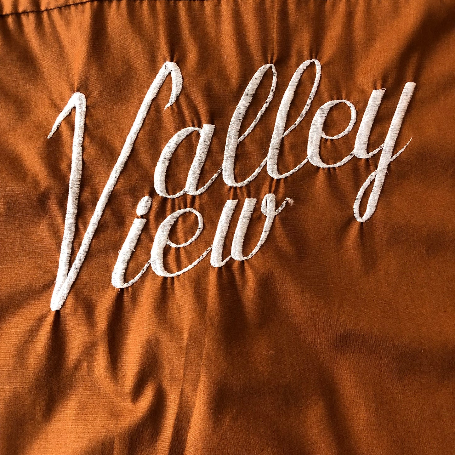 Vintage USA 70s Hilton Valley View Kamloops Camp Bowling Button Shirt L