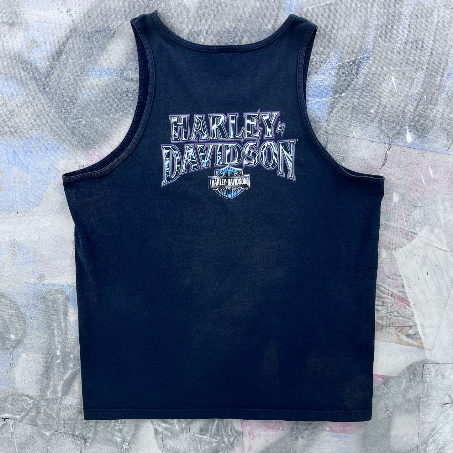 Harley Davidson Motorcycles Emblem Tank Top XL