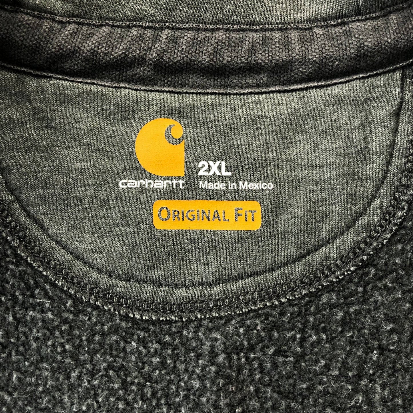 Vintage Carhartt Original Fit Heavyweight Zip Hoodie Sweatshirt XXL