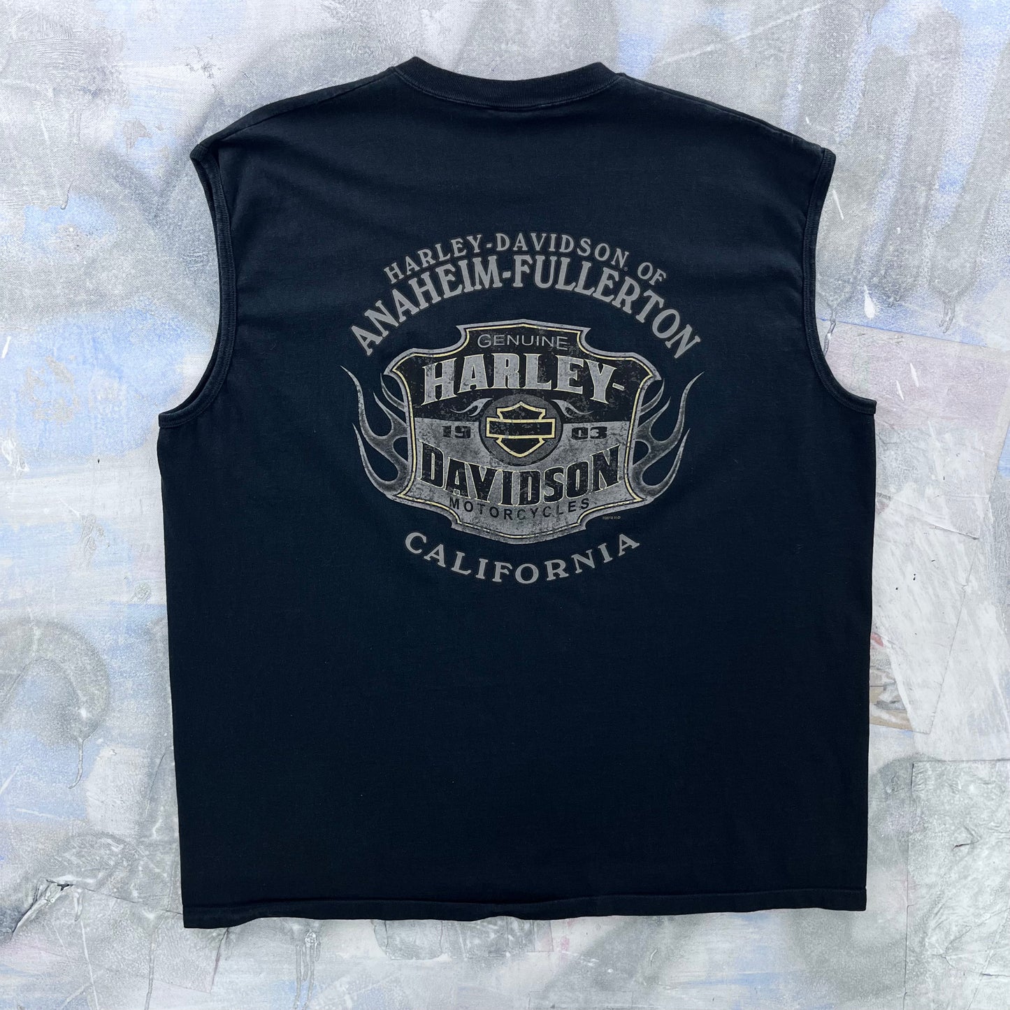 Harley Davidson Motorcycles California Muscle Tank Top Pocket T Shirt XXXL